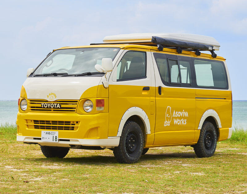 1號車(黃色Hi-Ace)